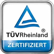 T&Uuml;V Rheinland zertifiziert