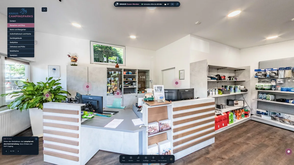 Webtour KNAUS Campingpark Essen-Werden