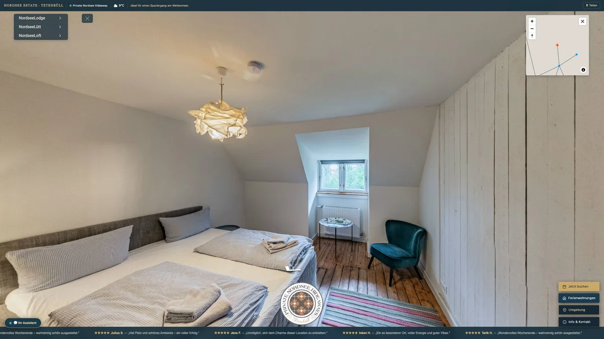 Webtour NORDSEE ESTATE The Nordsee Hideaway