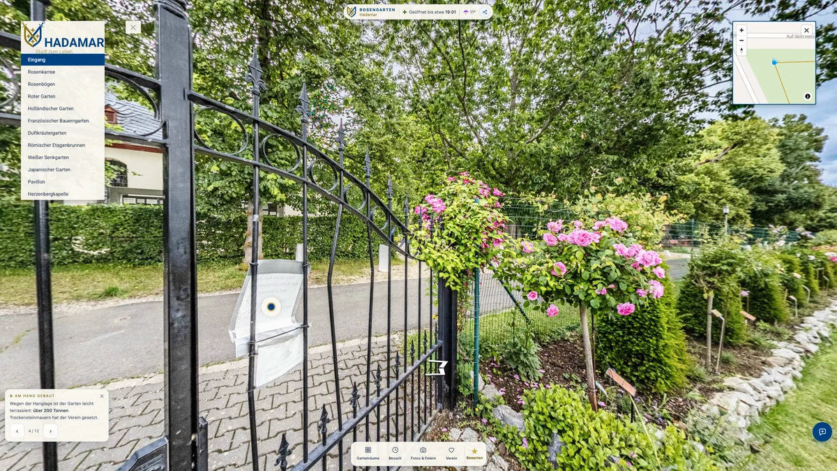 Webtour Rosengarten Hadamar