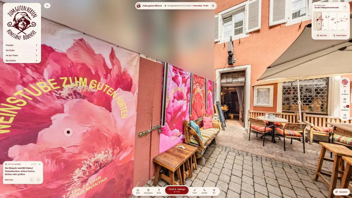 Webtour Weinstube zum guten Hirten